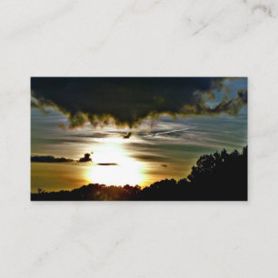 Sunset Business Cards Visitenkarte
