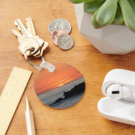 Sunset Button-Schlüsselanhänger Schlüsselanhänger