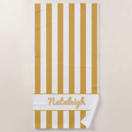 Sunset Cabana Stripe Strandtuch