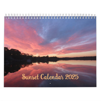 Sunset Calendar 2025 Kalender
