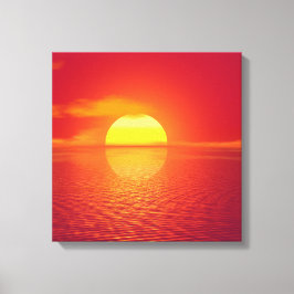 Sunset Canvas Print Leinwanddruck