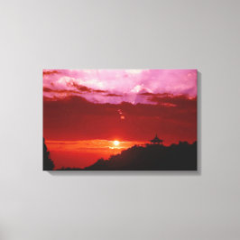 Sunset Canvas Print Leinwanddruck