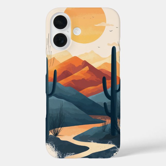 Sunset Canyon Trail Phone Case (Rückseite)