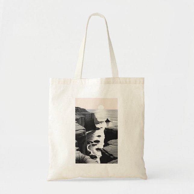 SUNSET CLIFF Tote Bag Tragetasche (Vorne)