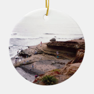 Sunset Cliffs San Diego Keramikornament