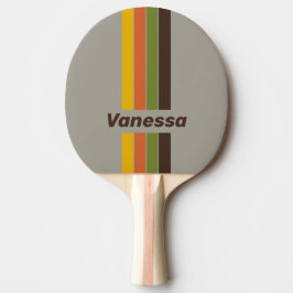 Sunset Clover Pin Striped with Name Tischtennis Schläger