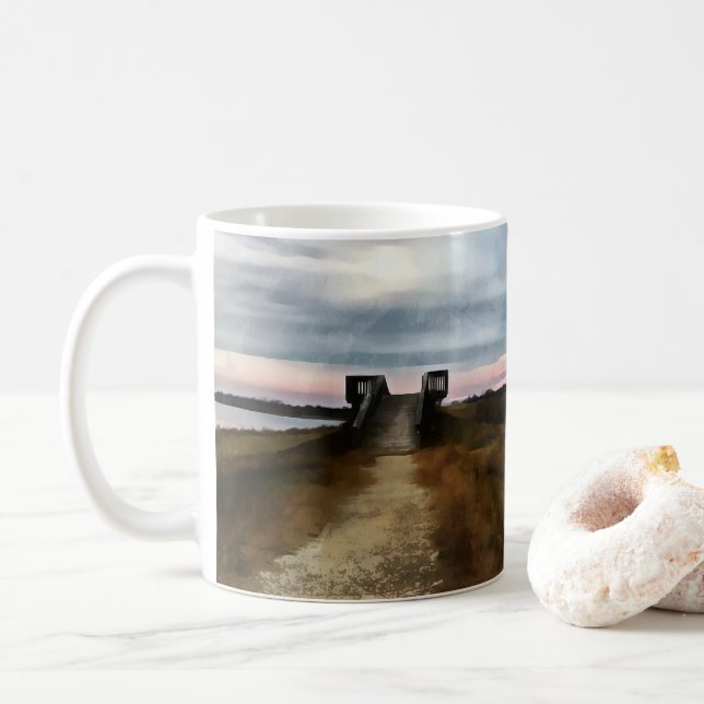 Sunset Coffee Tasse (Mit Donut)