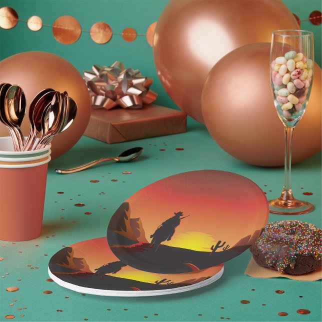 Sunset Cowboy Paper Teller (Von Creator hochgeladen)