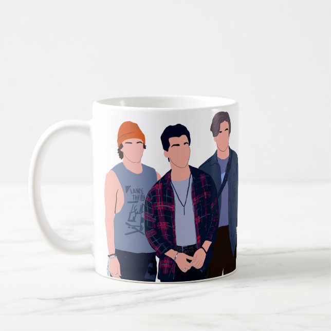 Sunset Curve Jungs minimalistisch Kaffeetasse (Links)