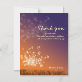 Sunset Dandelions Wedding Danke
