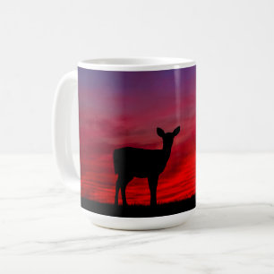 Sunset Deer Classic Tasse