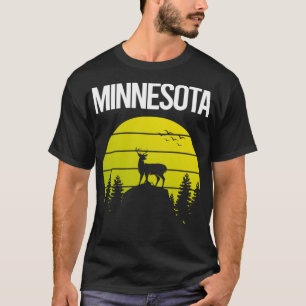 Sunset Deer Minnesota T-Shirt