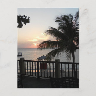 Sunset Doctor's Cave Beach Mo Bay Jamaica Postkarte