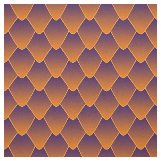 Sunset Dragon Scales Stoff (Muster)