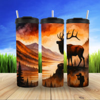Sunset Elk, Majestät der Berge