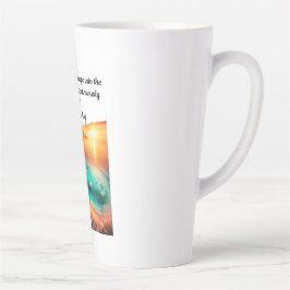 Sunset Escape Quote T - Shirt Milchtasse