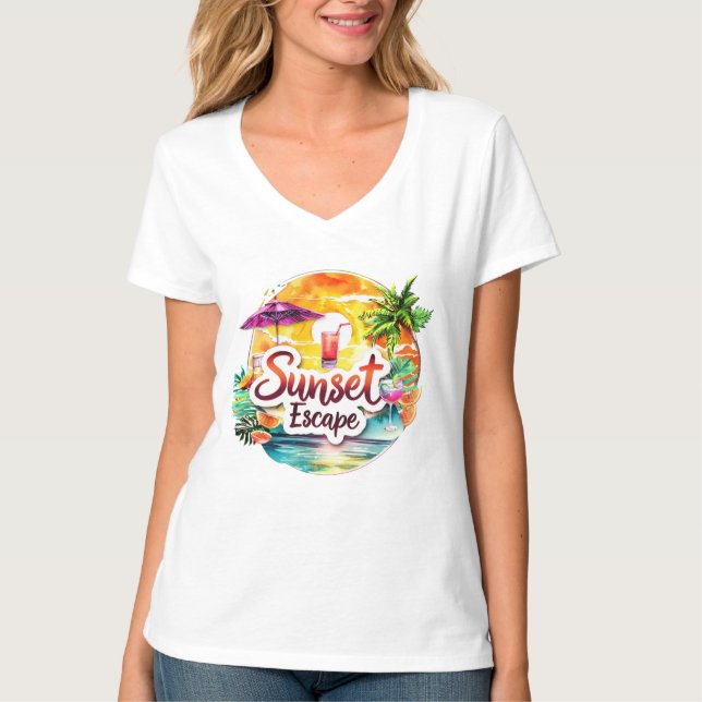 Sunset Escape T-Shirt (Vorderseite)