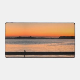 Sunset Ferry Ride Desk Mat Schreibtischunterlage