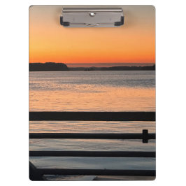 Sunset Ferry Ride Klemmbrett