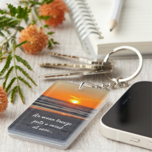 Sunset Foto Beach House Ferienanlage Vermietung Schlüsselanhänger