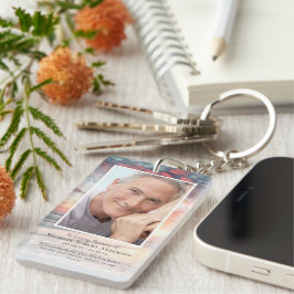 Sunset Foto Memorial Gebet Schlüsselanhänger