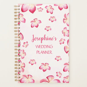 Sunset Frangipani Personalisiert Wedding Planer