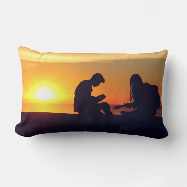 Sunset Fun throw Kissen (Vorderseite)
