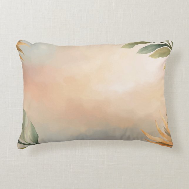 Sunset Fusion Throw Pillow Dekokissen (Vorderseite)