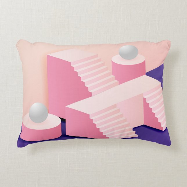 Sunset Fusion Throw Pillow Dekokissen (Vorderseite)