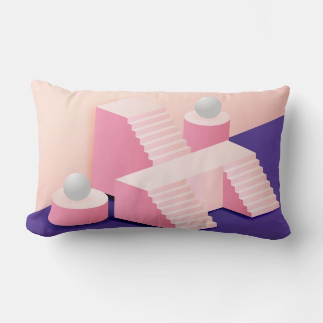 Sunset Fusion Throw Pillow Lendenkissen (Vorderseite)