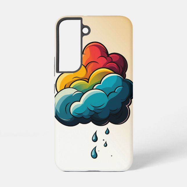 Sunset Glider Puff Samsung Galaxy Hülle (Rückseite)