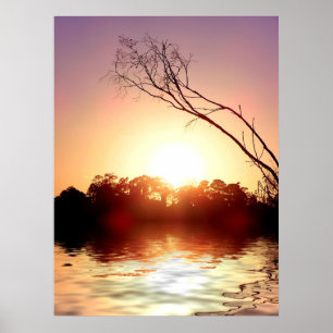 SUNSET GLOW Poster