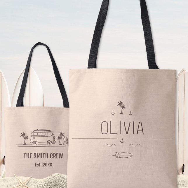 Sunset Glow Vintage Van Surfer All-Over-Print (Sunset Glow Vintage Van Surfer All-Over-Print Tote Bag ©Susanne Sachers - Sunny Wanderlust 🌞✈️
)