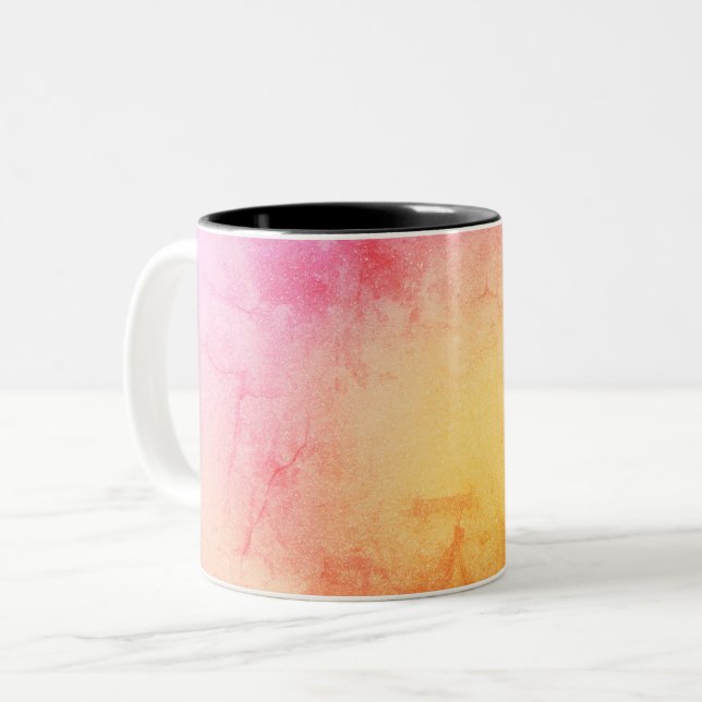Sunset Gradient Keramik Kaffee Tasse (Vorderseite Links)