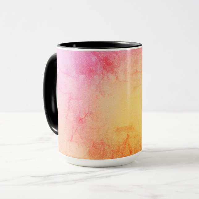 Sunset Gradient Sparkle Tasse (Vorderseite Links)