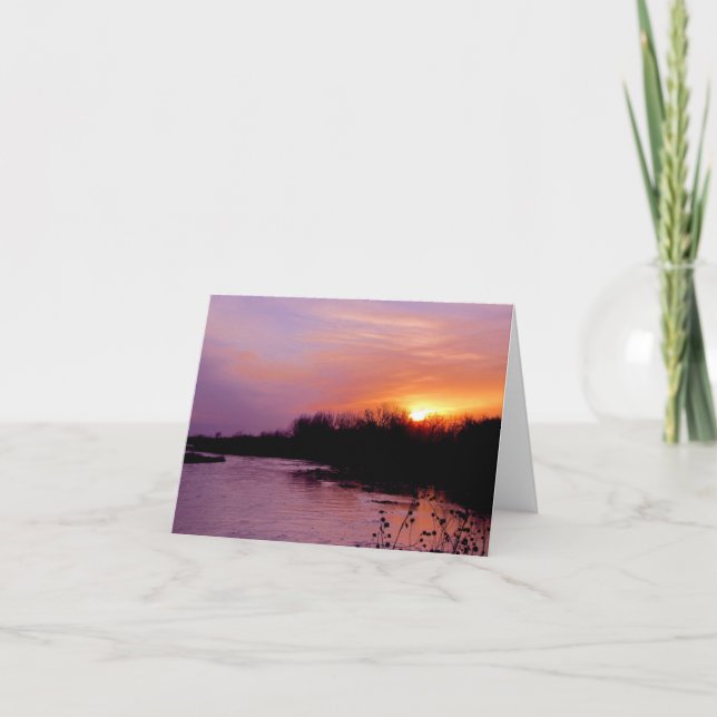 Sunset Greeting Card #65  065 Karte (Vorderseite)