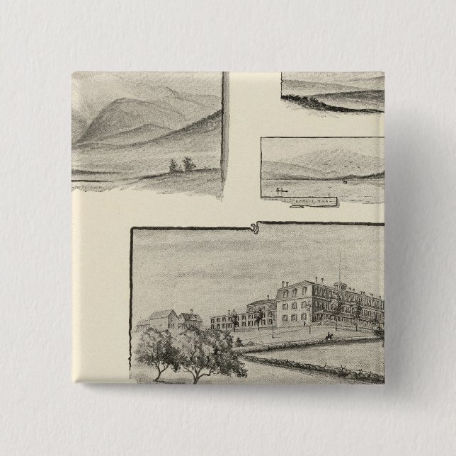 Sunset Hill House, Sugar Hill, NH Button (Vorderseite)