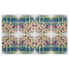 Sunset Hollyhock Fabric Stoff