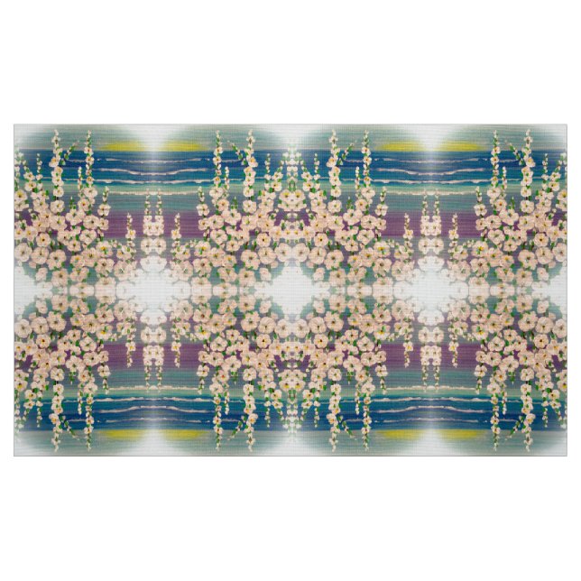 Sunset Hollyhock Fabric Stoff (Fat Quarter (45,7 x 55,9 cm))