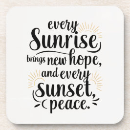 Sunset Hope Untersetzer