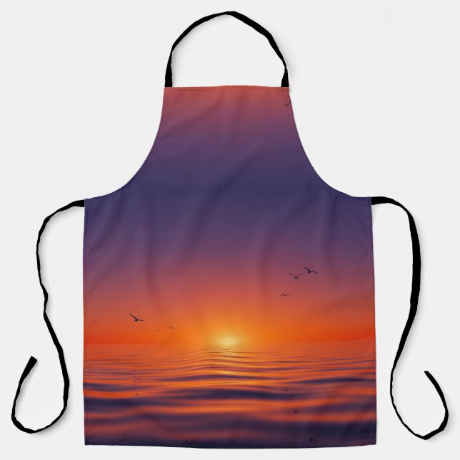 Sunset Horizon Apron Schürze (Vorderseite)