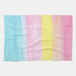 Sunset Horizon Wasserfarbe Abstrakt Geschirrtuch