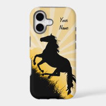 Sunset Horse iPhone Case