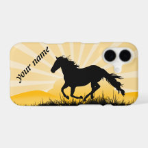 Sunset Horse iPhone-Hülle