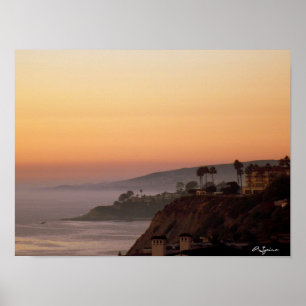 Sunset in Dana Point Poster