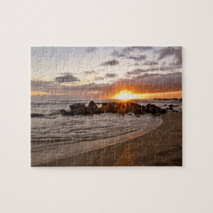 Sunset in Kauaii - Hawaii - 8x10 - 110 pc Puzzle