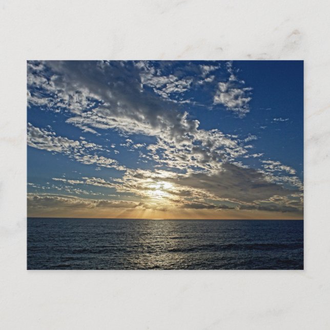 Sunset in Ligurien - Cinque Terre Postkarte (Vorderseite)