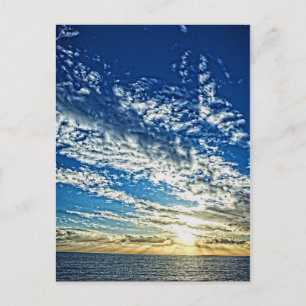 Sunset in Ligurien - Cinque Terre Postkarte