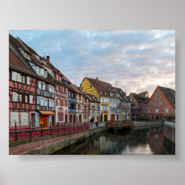 Sunset in Little Venice Colmar Poster