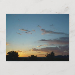 Sunset in New Mexico Postcard Postkarte